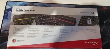 Video oyunlar üçün aksesuarlar: HyperX gaming klaviaturası.Original Ter temiz veziyetdedir.Ciziqi