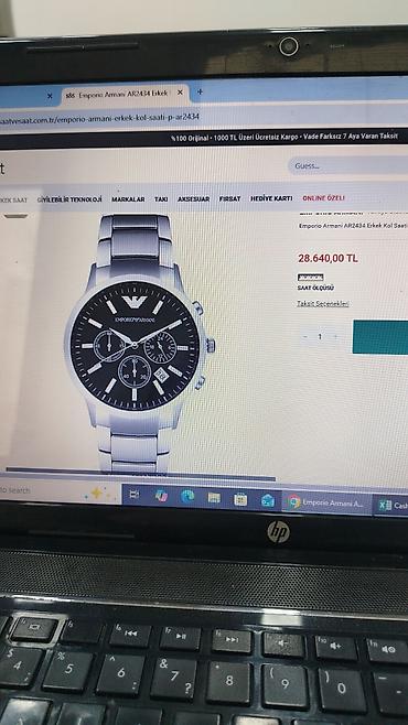 saatlar: Emporio Armani kişi qol saatı – model AR2434 - Korpus və qolbaq — 3