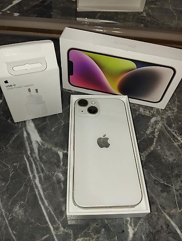 iphone platasi: IPhone 14, 128 GB, Ağ, Face ID — 4