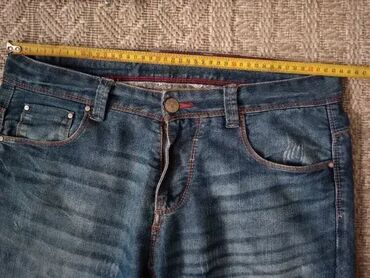 Farmerke: Lepo ocuvane Fishbone farmerice broj 34 Claytone farmerice 48 sirina — 15