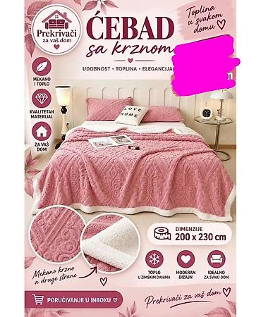 🍂 ĆEBAD SA KRZNOM – DEBLJI MODEL 🍂 Uživajte u toplini i udobnosti