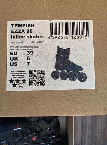 Ролики: Фитнес-ролики Tempish Ezza 90 в идеальном состоянии. Новые в магазине — 2