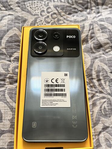 продаю телефон поко: Poco X6, Новый, 256 ГБ, цвет - Синий, 2 SIM