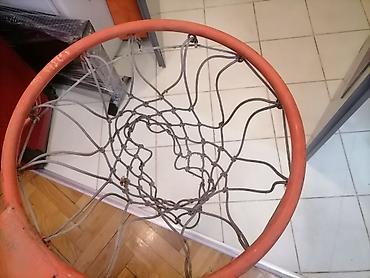 Ostali proizvodi za sport i razonodu: Koš Obruč sa mrežicom kao nov je
 Mirjevo — 5