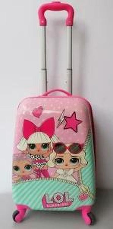 Rančevi, torbe i koferi: Dečji kofer na točkiće – LOL Surprise motiv - Tvrdi kofer sa sjajnom — 6