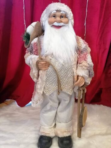 Ostali kućni dekor: Deda-mraz 63cm - 4200din Baba-mrazica 60cm-4000din Muzicki deda-mraz — 11