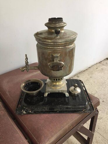 Samovarlar: İşlənmiş Od Samovar, 5 l, Ünvandan götürmə — 2