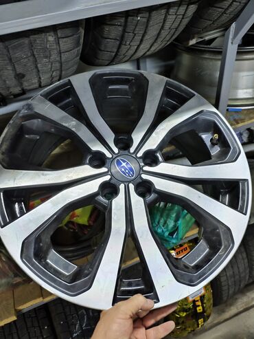 отопление радиаторы: Литые Диски R 18 Subaru, Комплект, отверстий - 5, Б/у