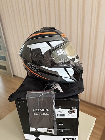 Moto geyim: IXS XS216 tam üzlü motosiklet dəbilqəsi - Ölçü: XL (etiketdə — 2