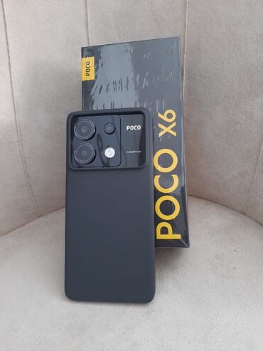 Poco: Poco X6, 256 GB, rəng - Qara, Zəmanət, Sensor, Barmaq izi