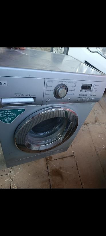 savet masini: LG paltaryuyan maşın – Inverter Direct Drive, 6 kq - Ön yüklənən — 1