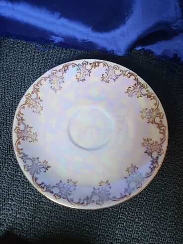 Kuhinjski setovi: Solja kolekcionarska Bavaria porcelan,vintaz sa sedef glazurom. Solja — 8