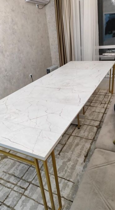 Столы для зала: 3 метровый стол трансформер "Лофт" длина от 51 см до 308 см ширина на — 23