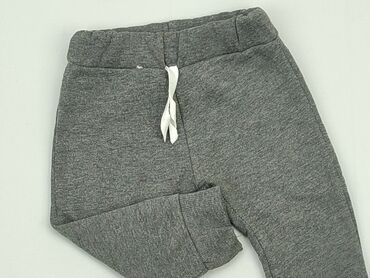spodenki dresowe szare: Spodnie dresowe, 6-9 m, stan - Dobry