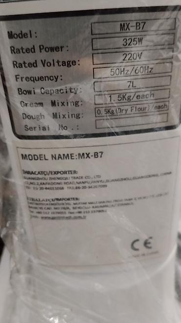 Model: Gtech MX-B7 (7 Litr)Vəziyyəti: Tamamilə yenidir. Zavod — 2