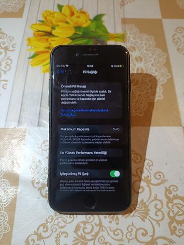 iphone sr: IPhone 7, 128 GB, Qara, Barmaq izi — 10
