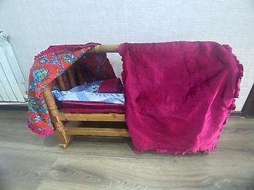 игрушки самолеты: Люлька, Б/у, Качалка, Дерево, цвет - Розовый — 2