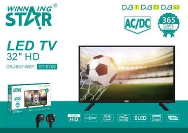 Televizorlar: WINNING STAR ST-5709 32" FULL HD 1080P Android LED TV AC/DC ilə
