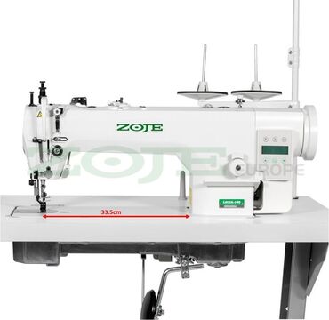 заказчик в швейный цех: Промышленная шагающая швейная машина Zoje ZJ 0303Long-3-BD - видео в