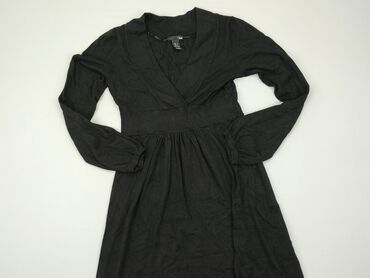 sukienki długa czarna wieczorowa: Sukienka, S, H&M, stan - Zadowalający