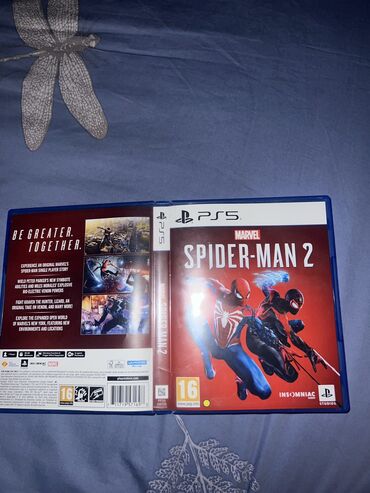 игры для ps 5: Диск:Человек паук 2 На пс5 Не одной царапины на диске Почти как