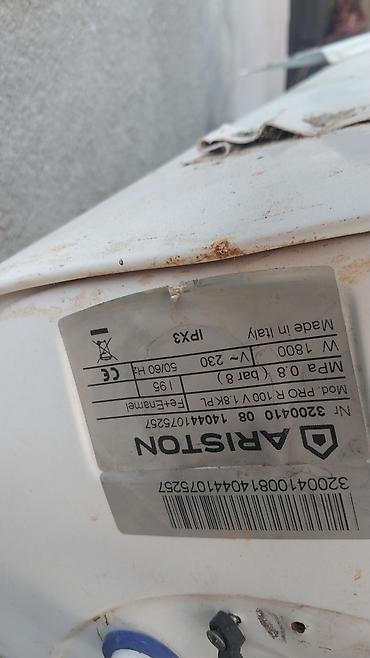 ehtiyaci olana verilir: Ariston 100 l, İşlənmiş, Ünvandan götürmə — 1