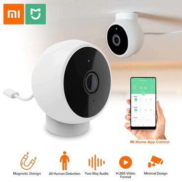 Студийные микрофоны: IP-камера Xiaomi Mijia Smart Camera Magnetic Mount 2K (MJSXJ03HL)