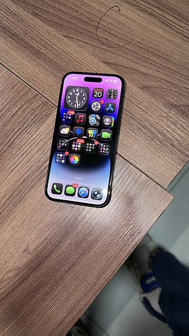 iphone cs: IPhone 14 Pro, Б/у, 256 ГБ, Черный, Зарядное устройство, Защитное стекло, Чехол, 78 % — 5