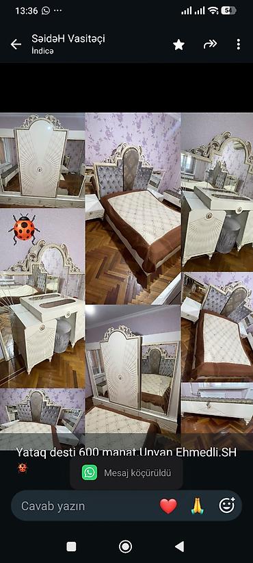 Yataq desti 600 manat.Unvan Ehmedli.SH🐞 lalafo.az -da Yataq desti 600 manat.Unvan Ehmedli.SH🐞