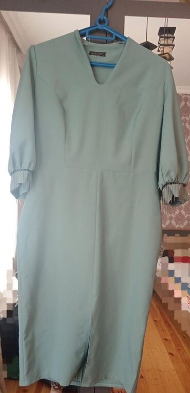stilyaqa tərzində ətəklər: Ziyafət donu, Maksi, 2XL (EU 44)