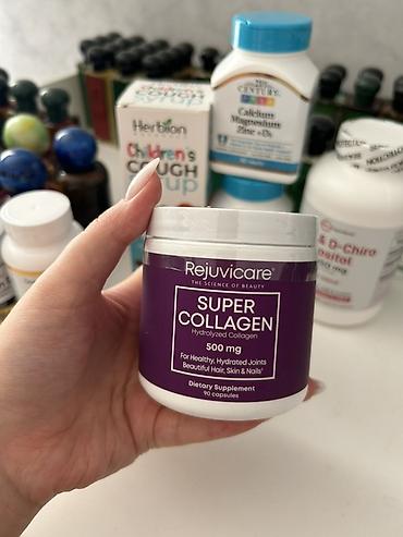 Şəxsi əşyalar: Məhsul: Rejuvicare Super Collagen – Hidrolizə olunmuş kollagen Dozaj — 1