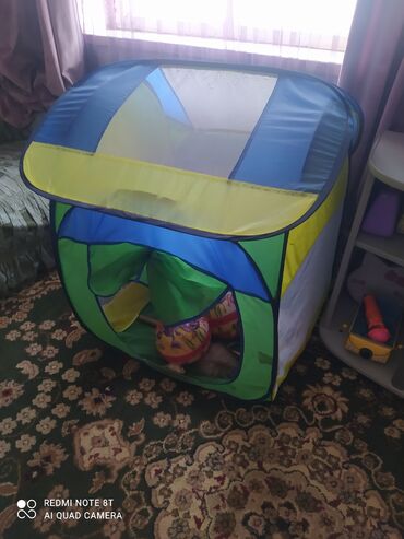 развивающие игрушки для детей от 3 лет: Детская палатка-домик,в хорошем состоянии).мы уже выросли,теперь ваш