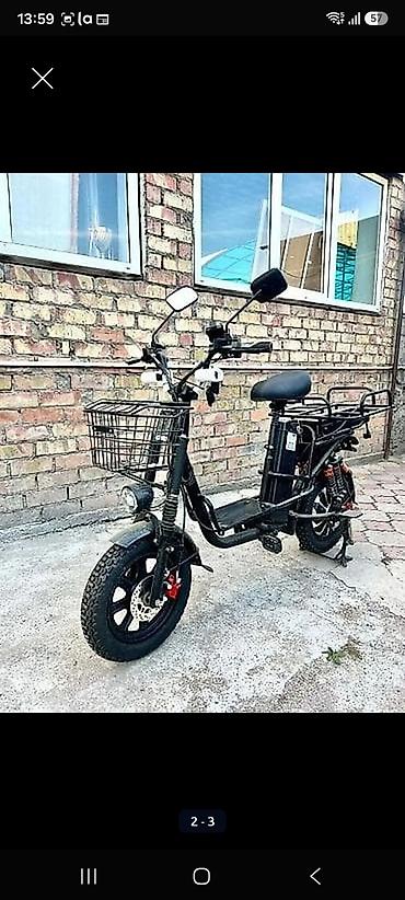 барабаны: Электровелосипед-городской скутер (педали + электропривод) MONSTR V3 — 3