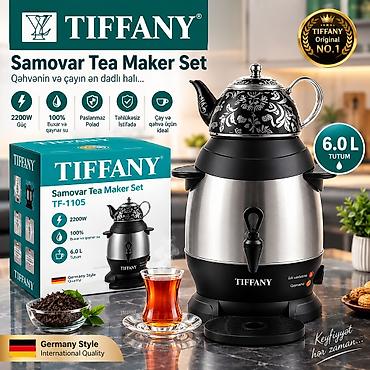 Samovar Tiffany Tea Maker Set TF-1105 - Güc: 2200W – suyu sürətlə