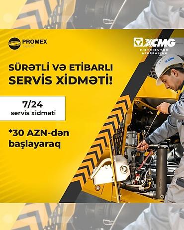 Услуги: "XCMG" ağır tikinti avadanlıqların servis xidməti Texnikanızda qəfil — 1