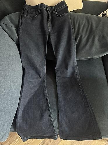 cins walvar: Burberry qadın cins şalvarı. Original. - Model: Low Bootcut — 1