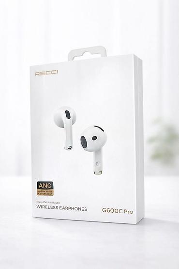 Simsiz qulaqcıq Recci Earphones G600C Pro ANC Tip - Qulaqlıq Qulaqlıq