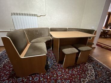 инверсионный стул: Комплект стол и стулья Кухонный, Б/у