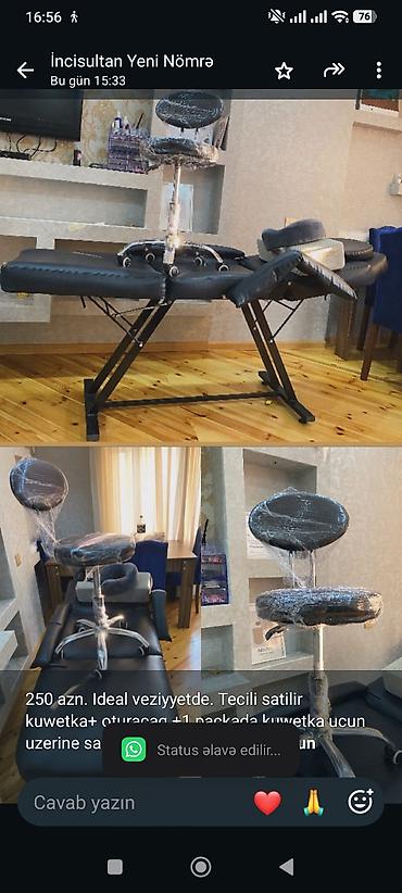 sumqayit salon: 250 azn. Ideal veziyyetde. Tecili satilir kuwetka+ oturacaq +1 packada — 1
