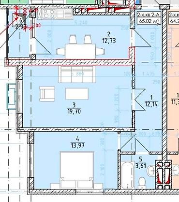 Продажа квартир: 2 комнаты, 63 м², Элитка, 3 этаж, Евроремонт — 11