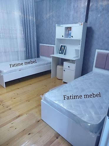yazi stolu: Dəst 420 azn 2 çarpayi +1 yazi masasi Sifarişle hazirlanir Reng — 1