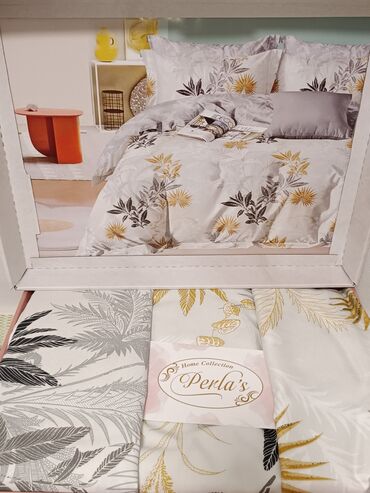 Posteljina: Bračna, Pamučni saten, bоја - Šareno, Turska — 6