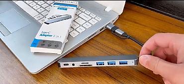 komputer siçanı: 🚀 8-i 1-də USB-C & USB 3.0 Hub – Premium Alüminium Docking Station — 2