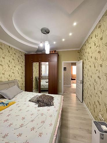 Квартиры: 3 комнаты, 80 м², Асанбай мкр Элитка, 9 этаж, Старый ремонт — 4