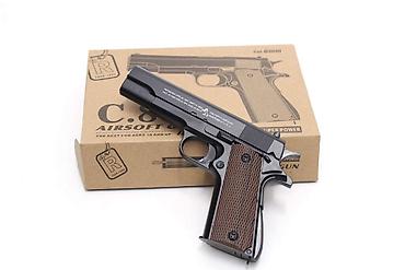 Оюнчуктар: 🔥 Металлический пистолет на пульках Colt 1911 C.8 (металл) 🔥 💥 — 6