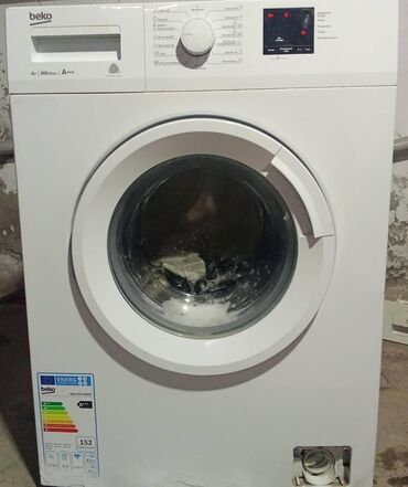 beko кондиционер цена: Кир жуучу машина Beko, Колдонулган, Автомат, 6 кг чейин, Компакттуу