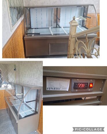 Dərin dondurucular: *TEZE vitrin soyuducusu satilir.Uzun.1.80smeni 65sm.Qiymet 1000