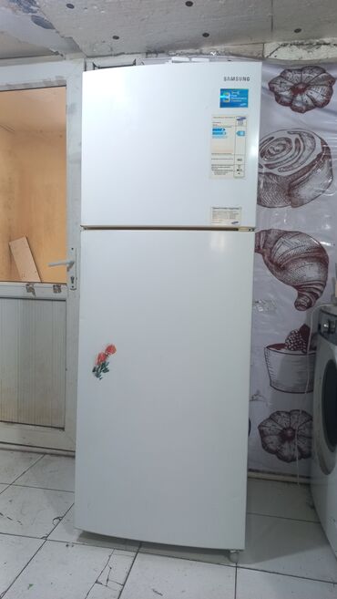 simfer m4551 r01p1 ma: Б/у Холодильник Samsung, No frost, Двухкамерный, цвет - Белый
