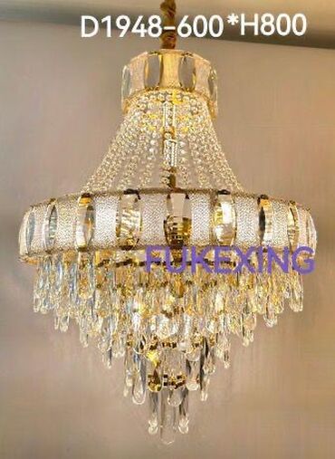 Люстры: Хрустальные подвесные люстры с LED-подсветкой - Эффектные — 46