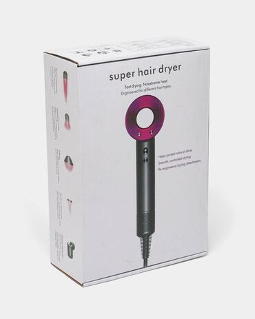 фен для телефона: Чач кургаткыч Dyson, Тиричилик, Чачты нымдаштыруу